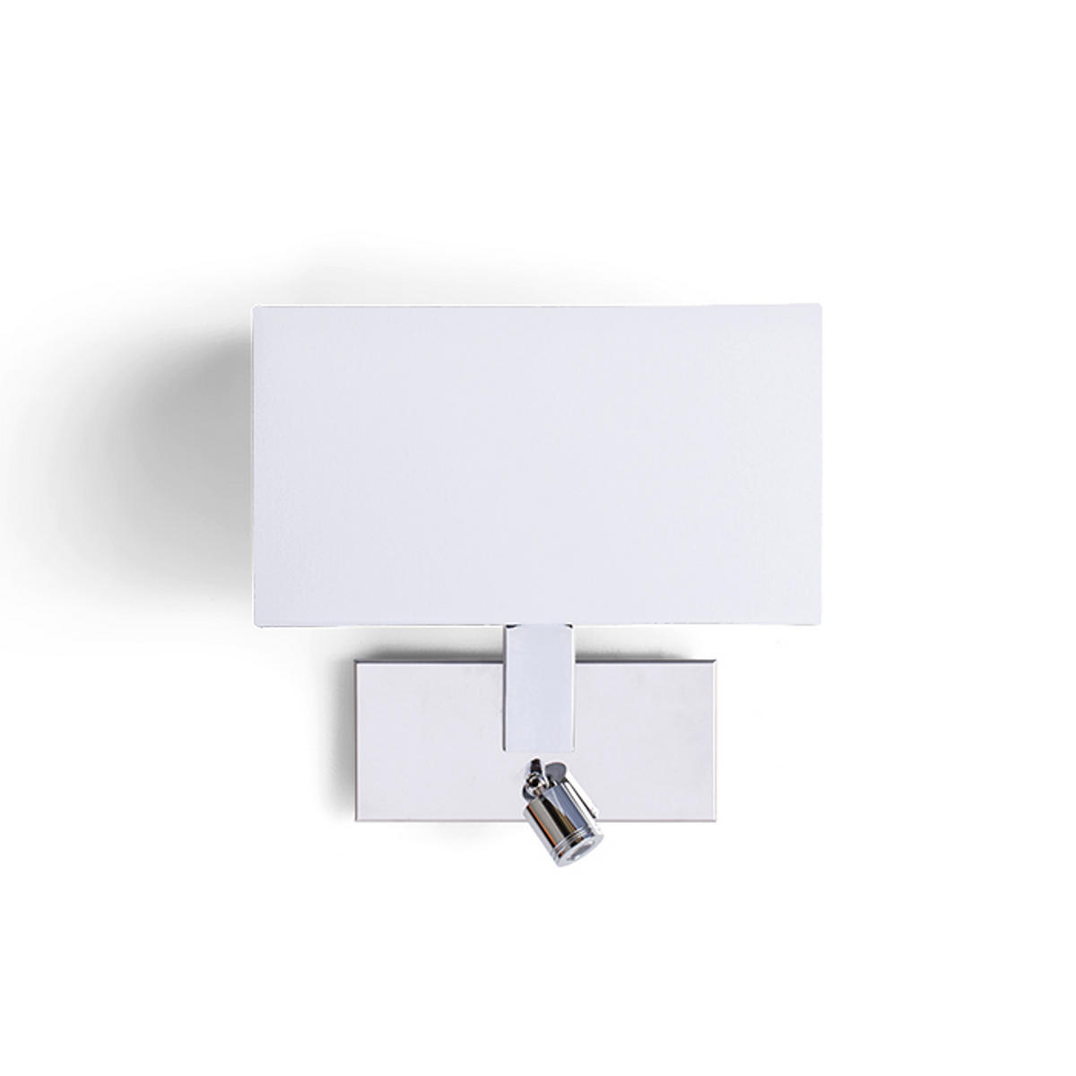 WANDLEUCHTE PLAZA Weiß Chrom 3 W - Weiß, Metall (28/28/18cm) - Rendl