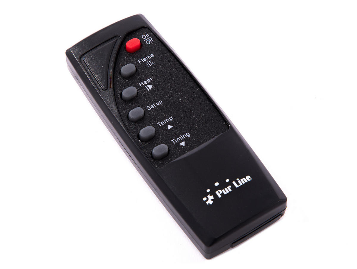 ELEKTROKAMIN Silber Wandmodell mit Heizung 2000 W - Silberfarben, Glas (91/56/11cm) - Purline