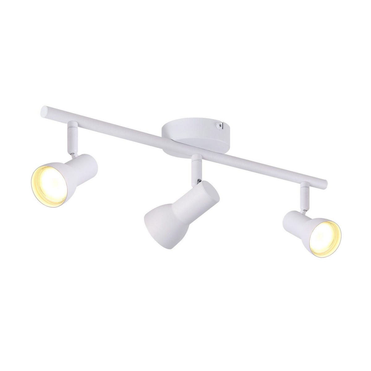 DECKENLEUCHTE Hitzeperl 42.5/8/15.5cm - Weiß, Metall (42.5/8/15.5cm) - Nettlife