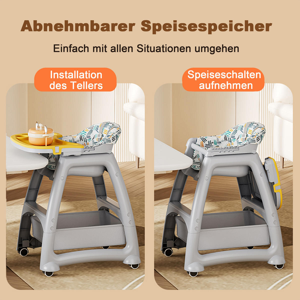 HOCHSTUHL DE-36243 5-Punkt-Gurten Grau - Grau, Kunststoff (76/96/59cm) - ComfortXL