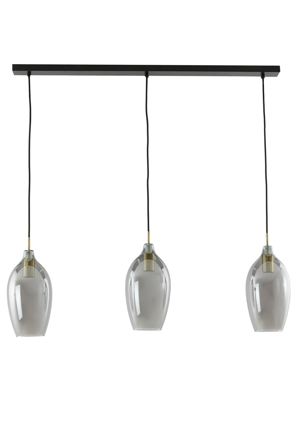 HÄNGELAMPE - Grau - 100/16.5/32 cm - Grau, Glas (100/16.5/32cm) - Light & Living