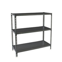 SCHWERLASTREGAL Baby Metal Shark HxBxT 90 x 110 x 40 cm Fachlast 200 kg Anthrazit - Anthrazit, Metall (110/90/40cm) - PROREGAL