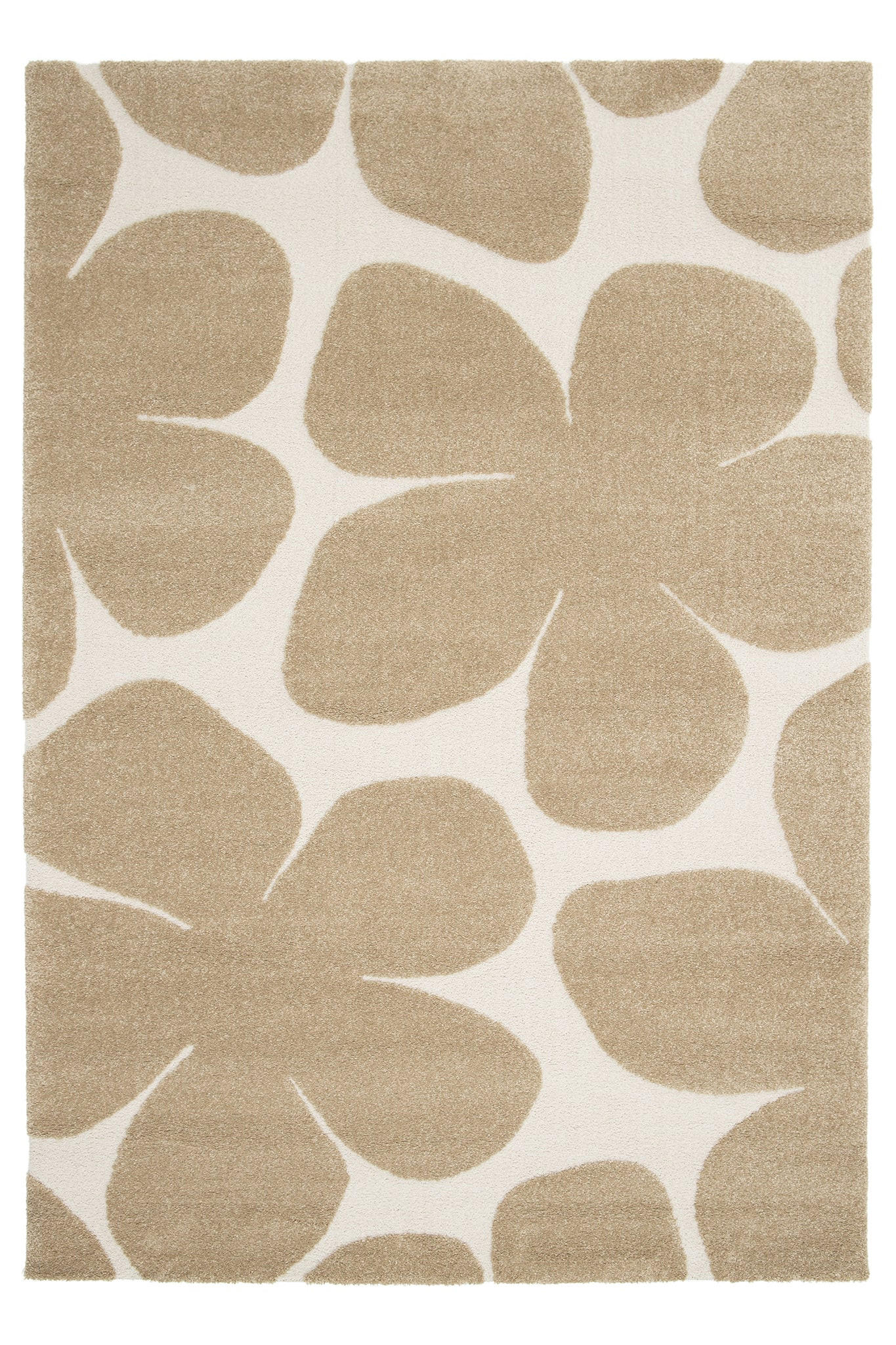 TEPPICH sehr weich mit Relief-Effekt bruin - Braun, Textil (160/230cm) - AFK Living