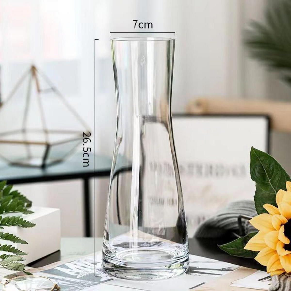VASE 26,5 cm Transparentes Glas - Transparent, Glas (26.5cm) - LIBRATON