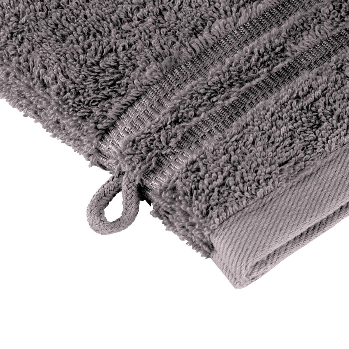 WASCHHANDSCHUHSET Milano - 5-teilig - 16 x 22 cm - Dunkelgrau - Dunkelgrau, Textil (16/22cm) - SCHIESSER