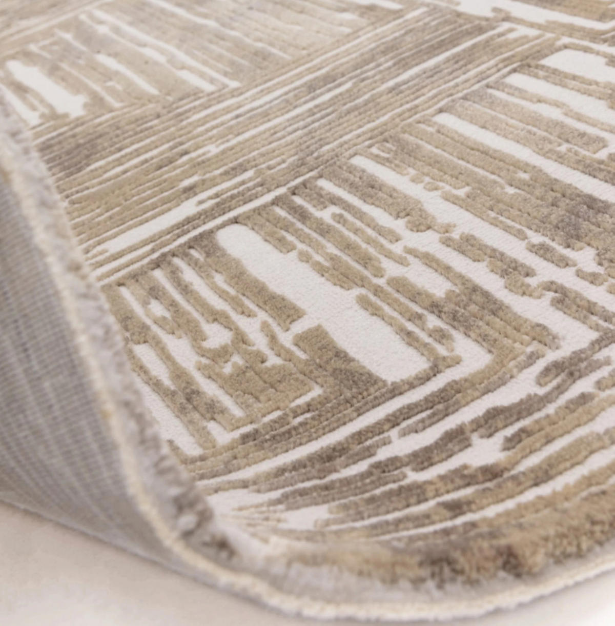 TEPPICH modern Wohn-/Schlafzimmer ZUKA SKETCH Beige 80 x 150 cm - Beige, Textil (80/150cm) - Novatrend