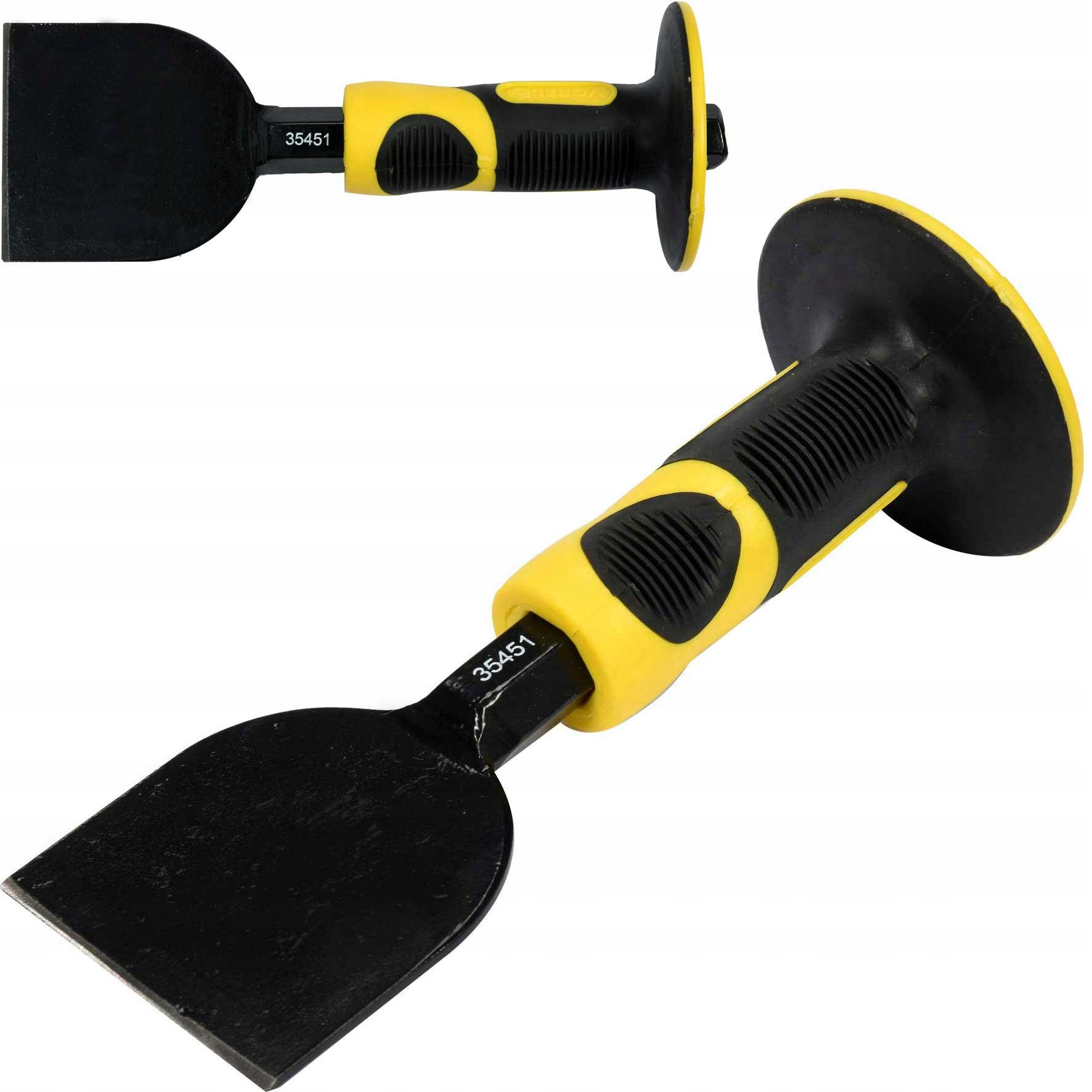 MEISSEL, Fugenmeißel, Flachmeißel, 215 x 18, Schneide 50 mm mit Handschutz - Multicolor, Metall (21/5/2cm) - TRIZERATOP