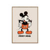 POSTER mit Rahmen Disney - Disney - Mickey Mouse Vintage No. 02 - Eichefarben/Beige, Holz/Papier (30/40cm) - Poster&Frame