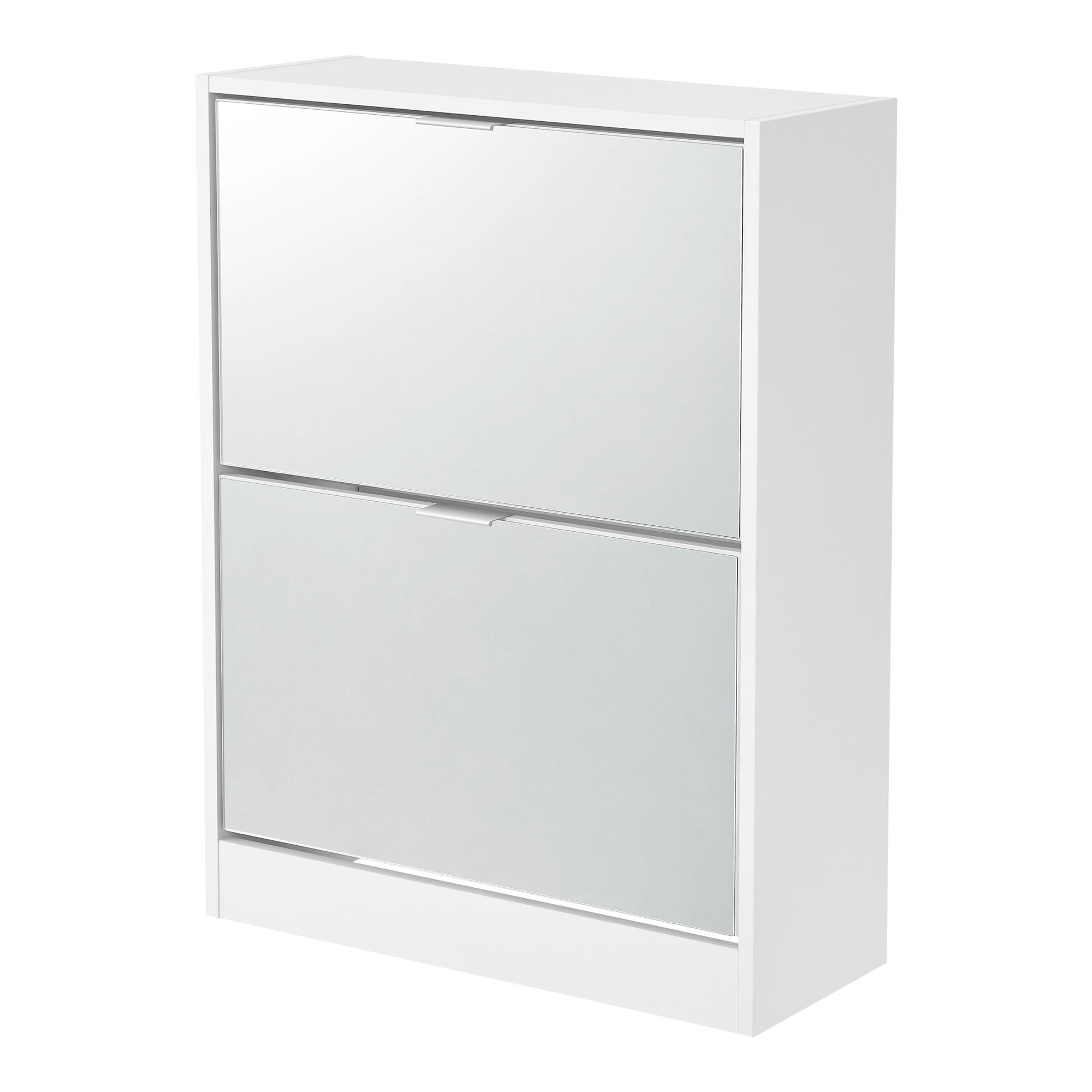 SCHUHKIPPER Kragerø - Weiß, Holzwerkstoff (60/80/24cm) - [en.casa]