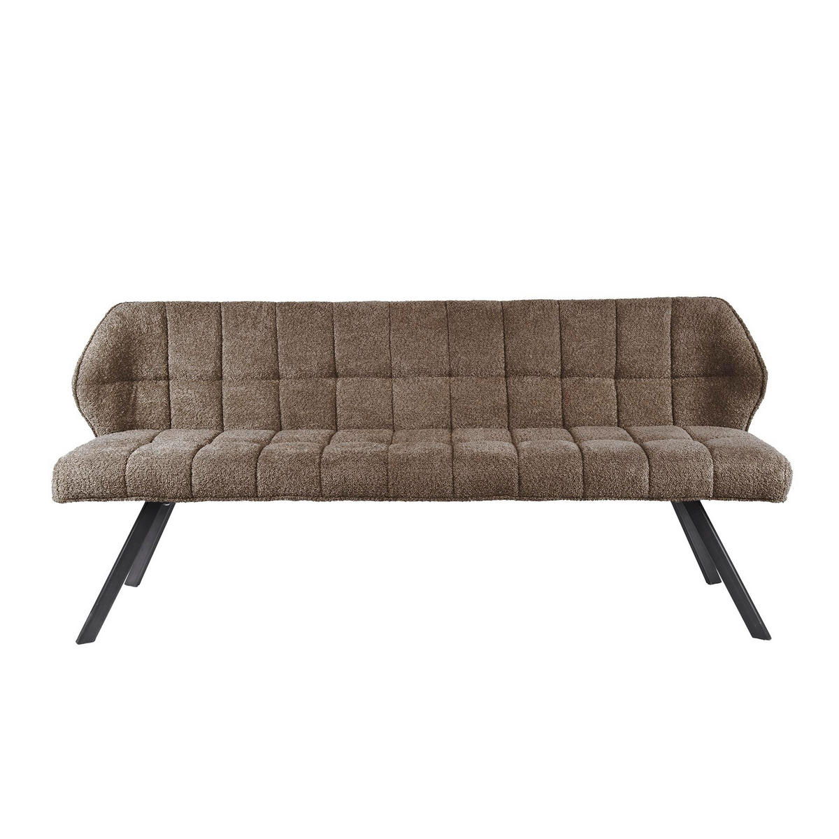 ESSZIMMERBANK Raster Taupe 59/180/84 cm - Taupe, Textil (180/84/59cm) - Hoyz Collection