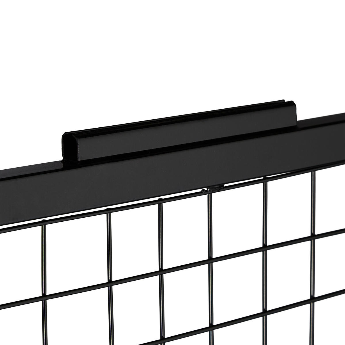 LOCHBLECHSTÄNDER - Schwarz, Metall (65.5/215/44.5cm) - Relaxdays