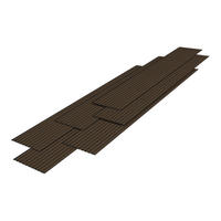 WANDPANEEL-SET Bronckhorst 18-TLG. - Dunkelbraun, Kunststoff (0.7/31.5/195cm) - NEU.HOLZ