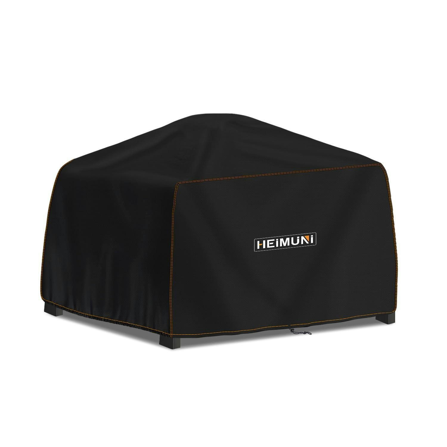 GRILLABDECKUNG 61 x 48 x 34 cm Wetterfest für Ninja Woodfire - Schwarz, Kunststoff (1/1/1cm)