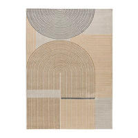 KURZFLORTEPPICH Beige/Grau Garden 200/290 cm - Beige/Grau, Naturmaterialien/Textil (200/290cm) - Atticgo