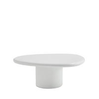 COUCHTISCH - Betonzement - Weiss - Weiß, Naturmaterialien (60/80/31cm) - Drawer