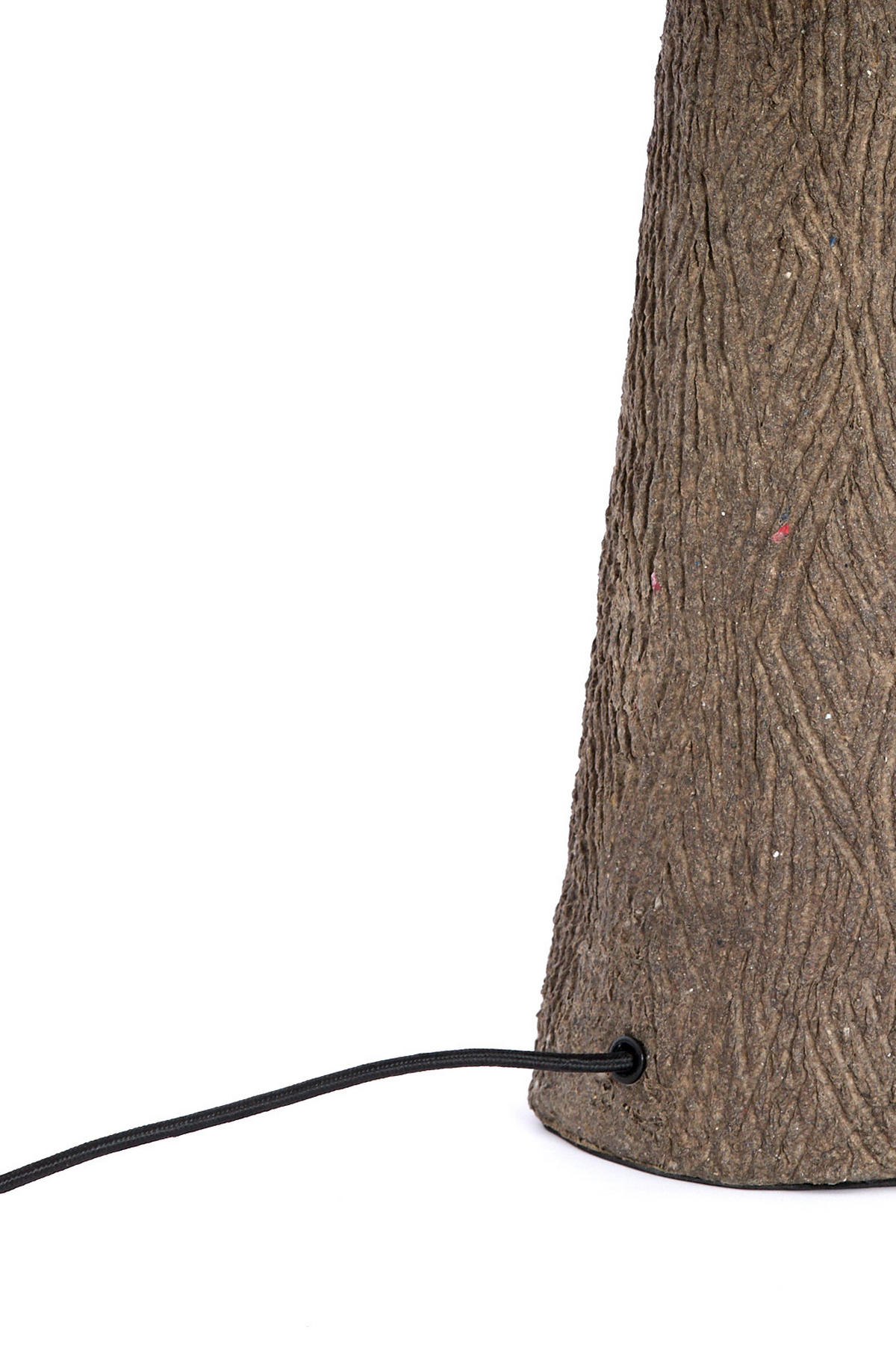 TISCHLAMPE Chirlo Grau Ø26/36 cm - Grau, Papier (26/26/36cm) - Light & Living