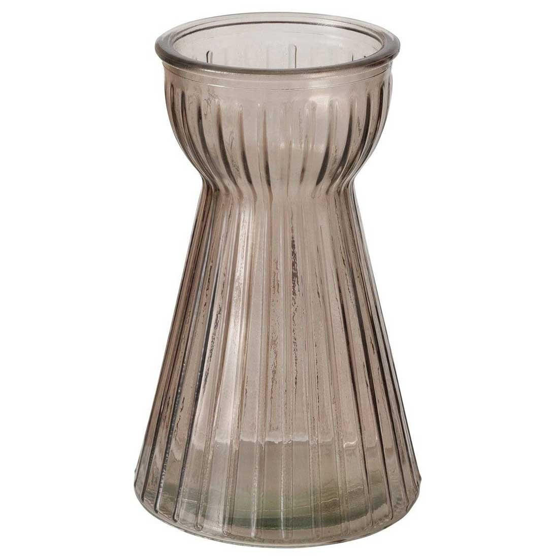 VASE Hyacintha 15 cm - Taupe, Glas (15cm) - Boltze Home