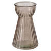 VASE Hyacintha 15 cm - Taupe, Glas (15cm) - Boltze Home