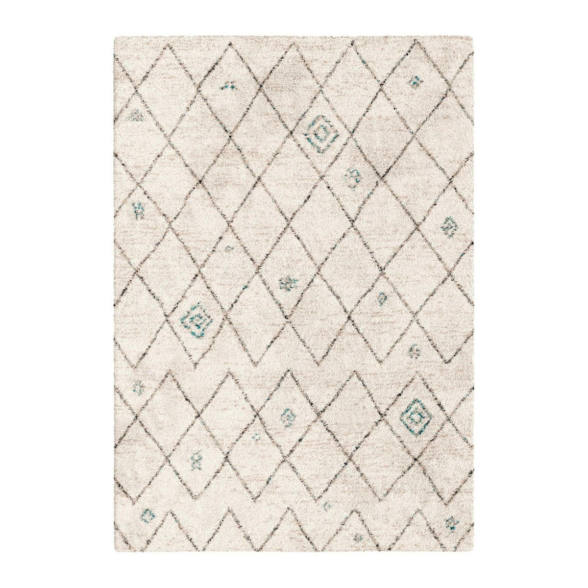 TEPPICH Shaggy dick komfortabel beige - Beige, Textil (160/230cm) - AFK Living