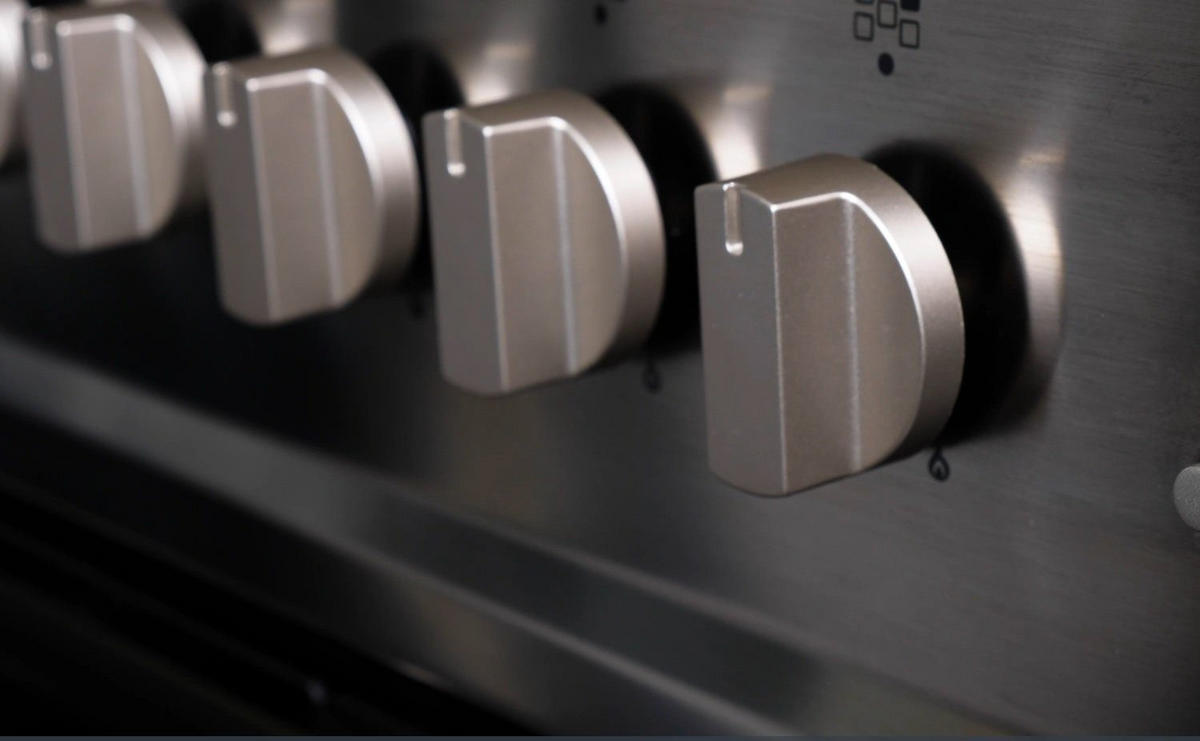 ELEKTRO-STANDHERD GCH E 912 X 90 cm Edelstahl - Silberfarben, Metall (90/94/61.5cm) - Gurari