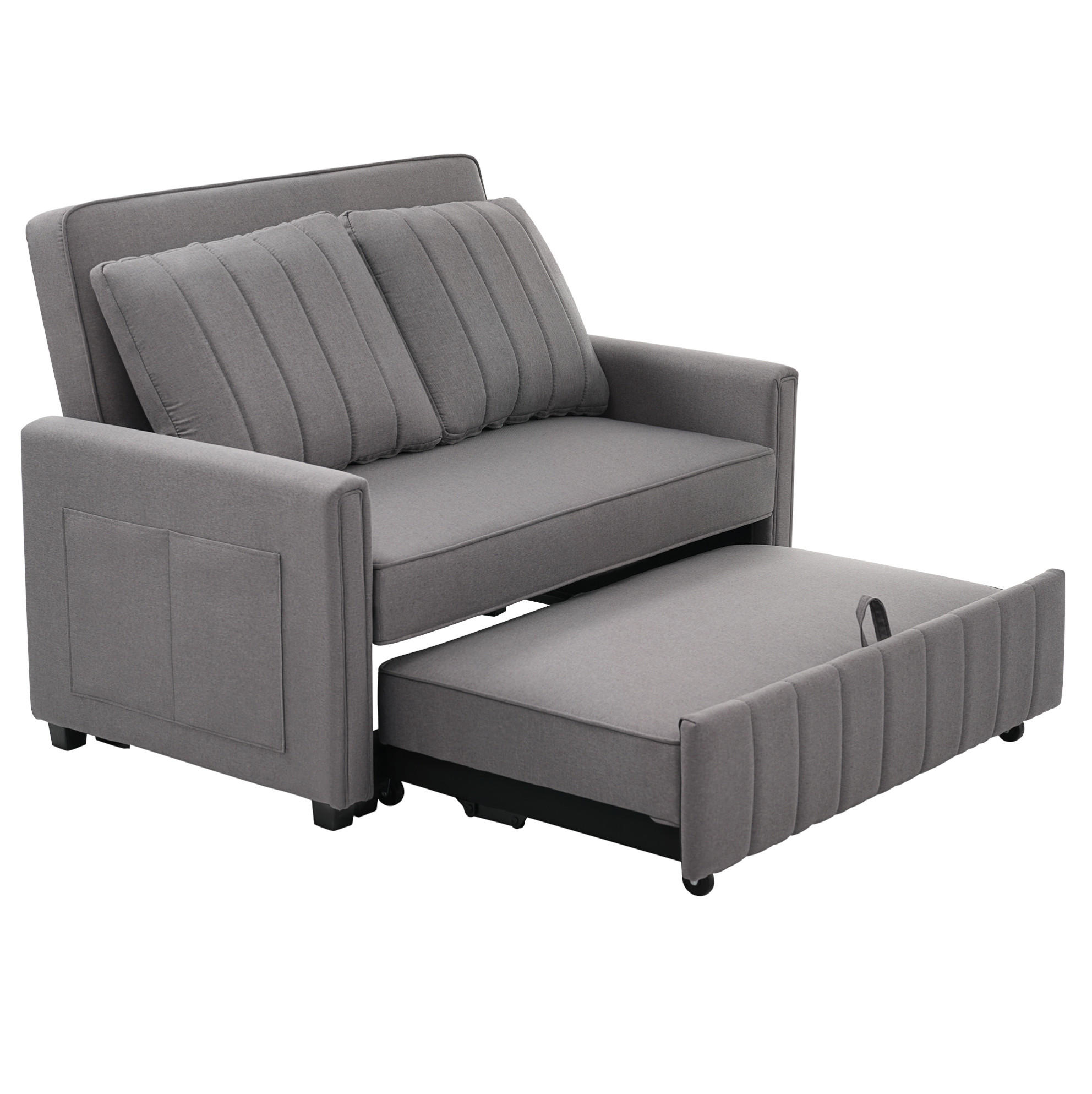 Meubliv Schlafsofa Grau 75x94x127 cm