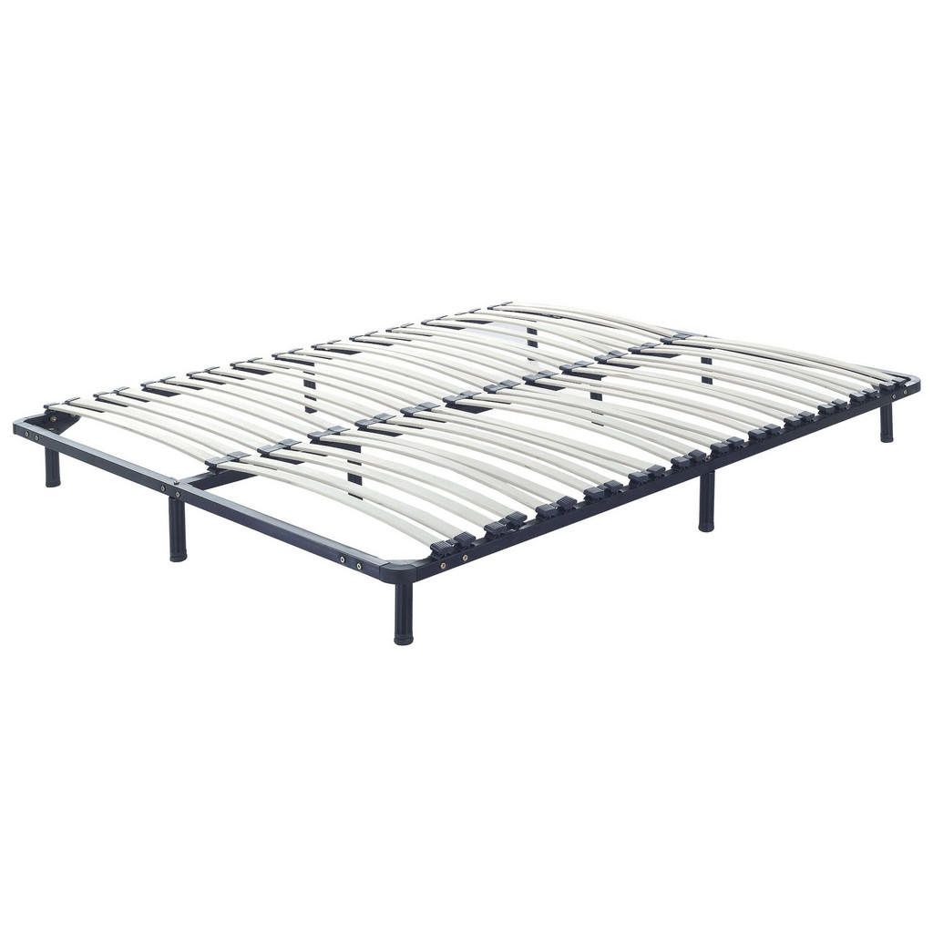 Thumbnail - Beliani Lattenrost, Schwarz, Metall, 160x21x200 cm, Schlafzimmer, Lattenroste