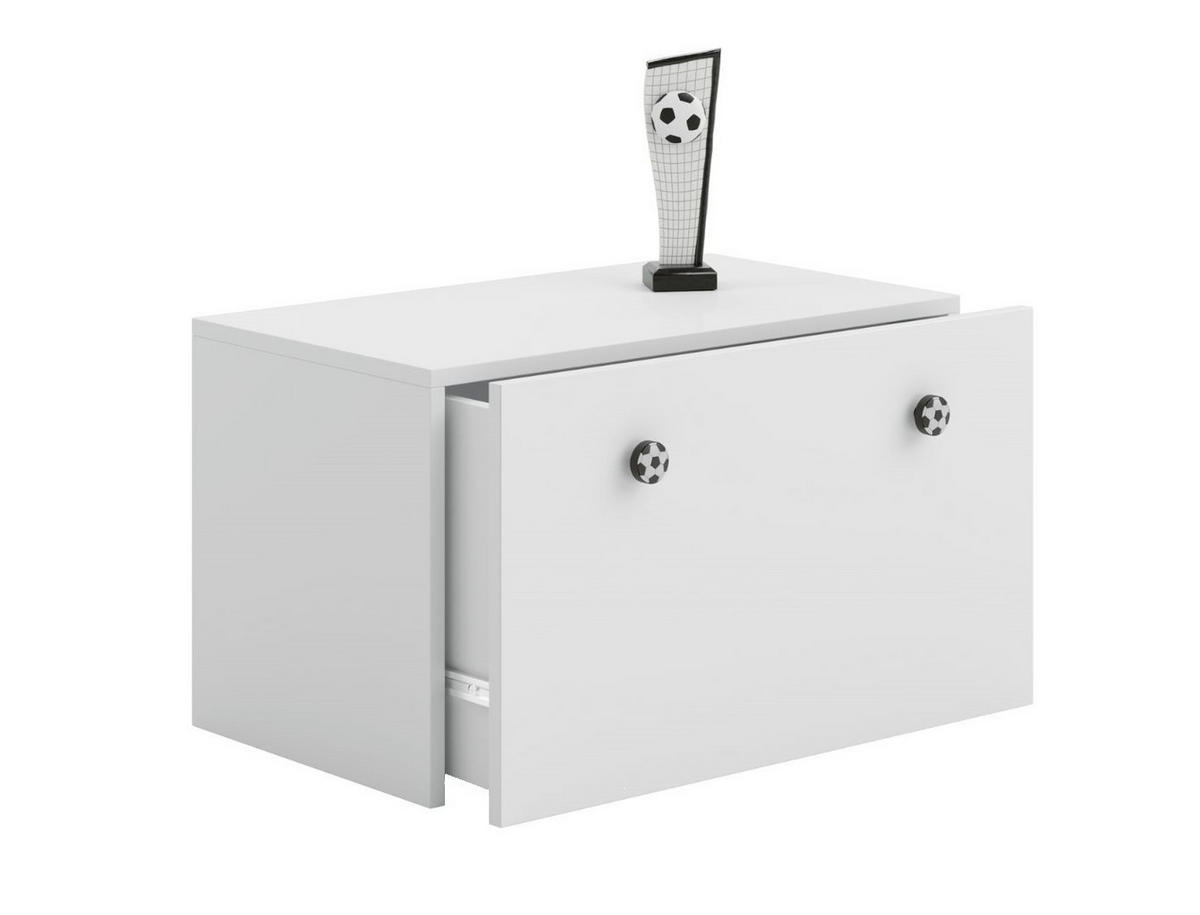 SPIELZEUGTRUHE Inga - Weiß, Holzwerkstoff (71/42cm) - RAUMHIRSCH FURNITURE