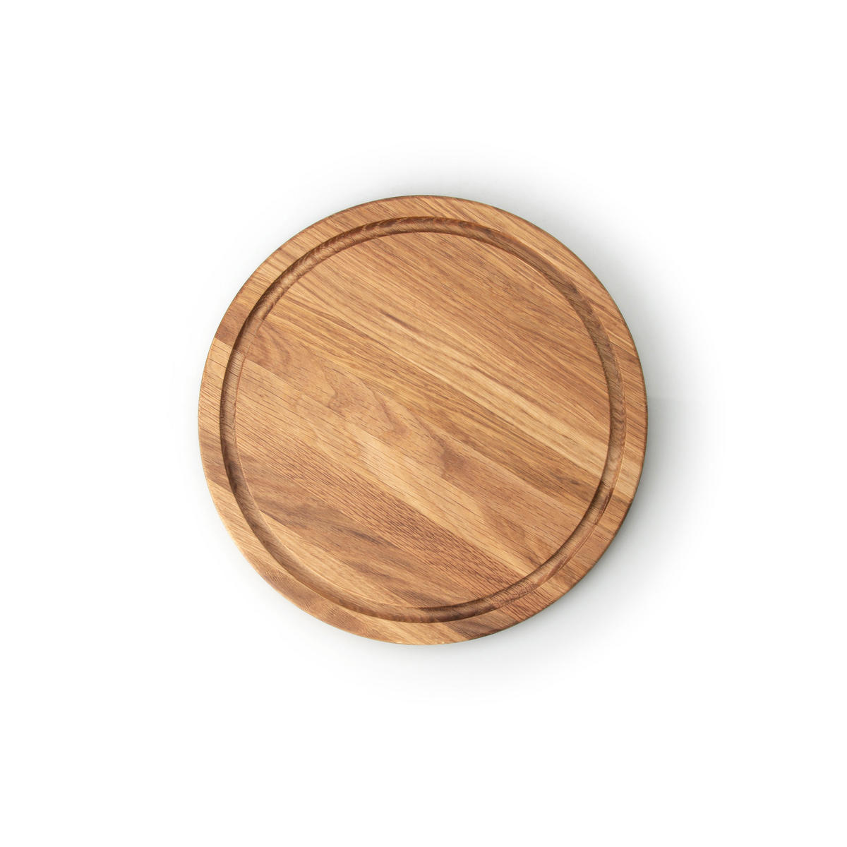 STEAKTELLER Rund, Eichenholz, Ø 28 cm - Braun, Holz (28/28/3cm) - Continenta