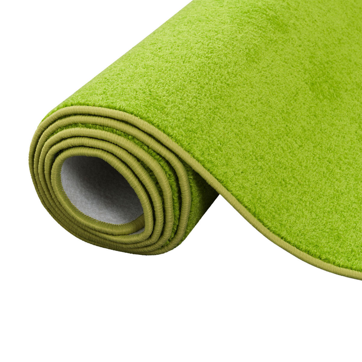 TREND VELOURS TEPPICH JOY - Limette, Textil (100/200cm) - Snapstyle