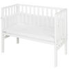 BEISTELLBETT Sternenzauber grau 2in1 Set 90 x 45 cm - Creme/Weiß, Holzwerkstoff (45/90cm) - Roba