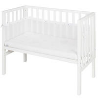 BEISTELLBETT Sternenzauber grau 2in1 Set 90 x 45 cm - Creme/Weiß, Holzwerkstoff (45/90cm) - Roba