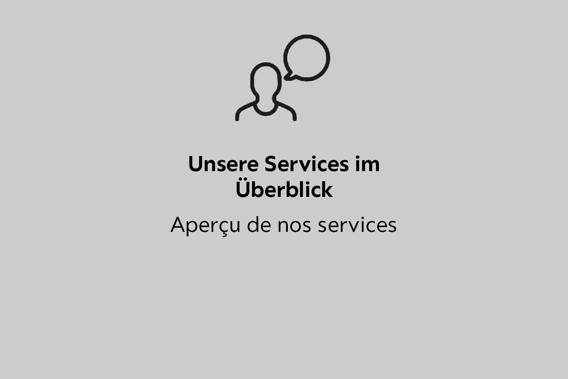 Unsere Services im Überblick