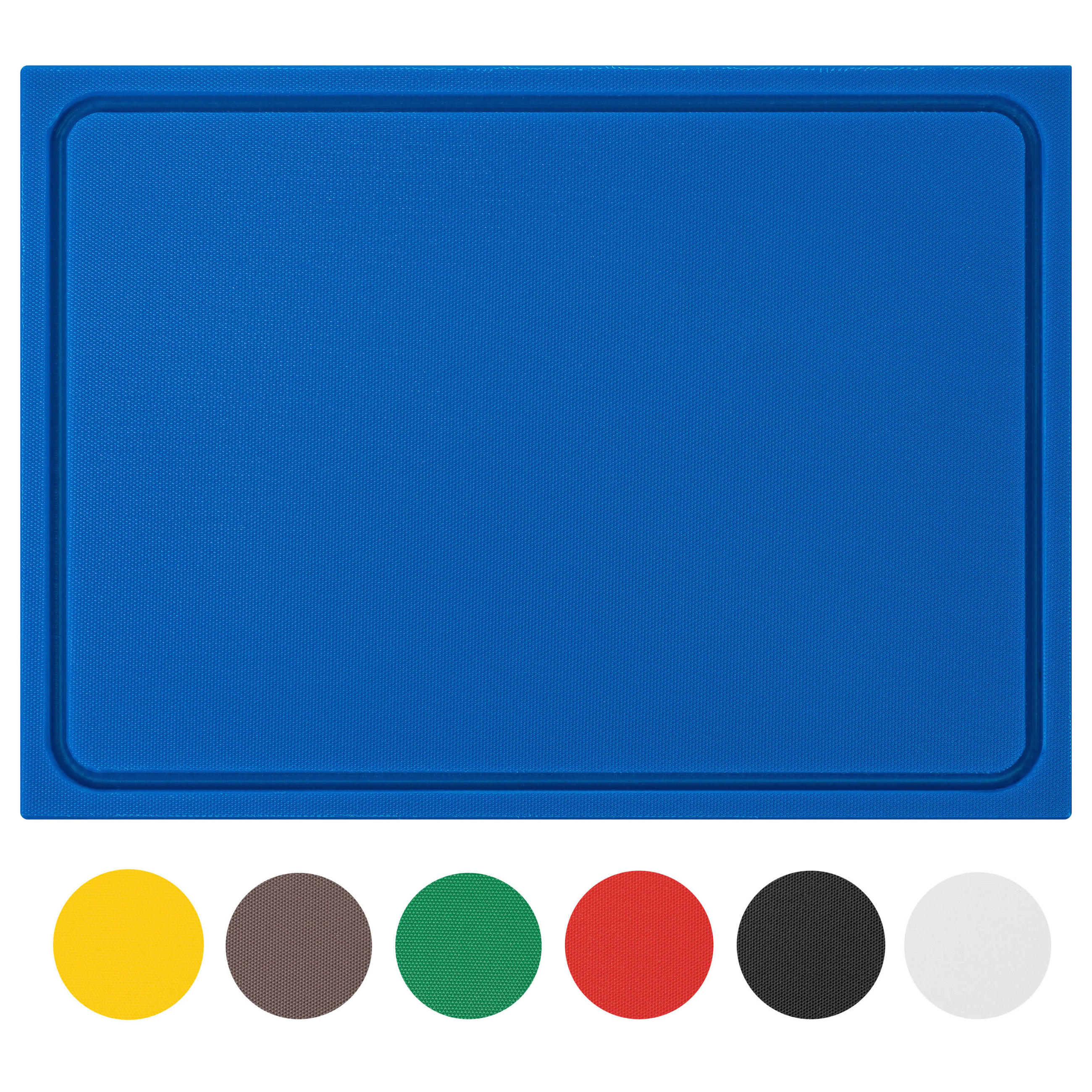 SCHNEIDEBRETT HDPE500 35x25x2 cm - Blau, Kunststoff (25/35cm) - Muvell