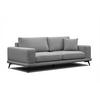 SOFA MEDIOLANE 3-Sitzer, grau - Grau, Holzwerkstoff/Textil (233/87/96cm) - Courtois Laville