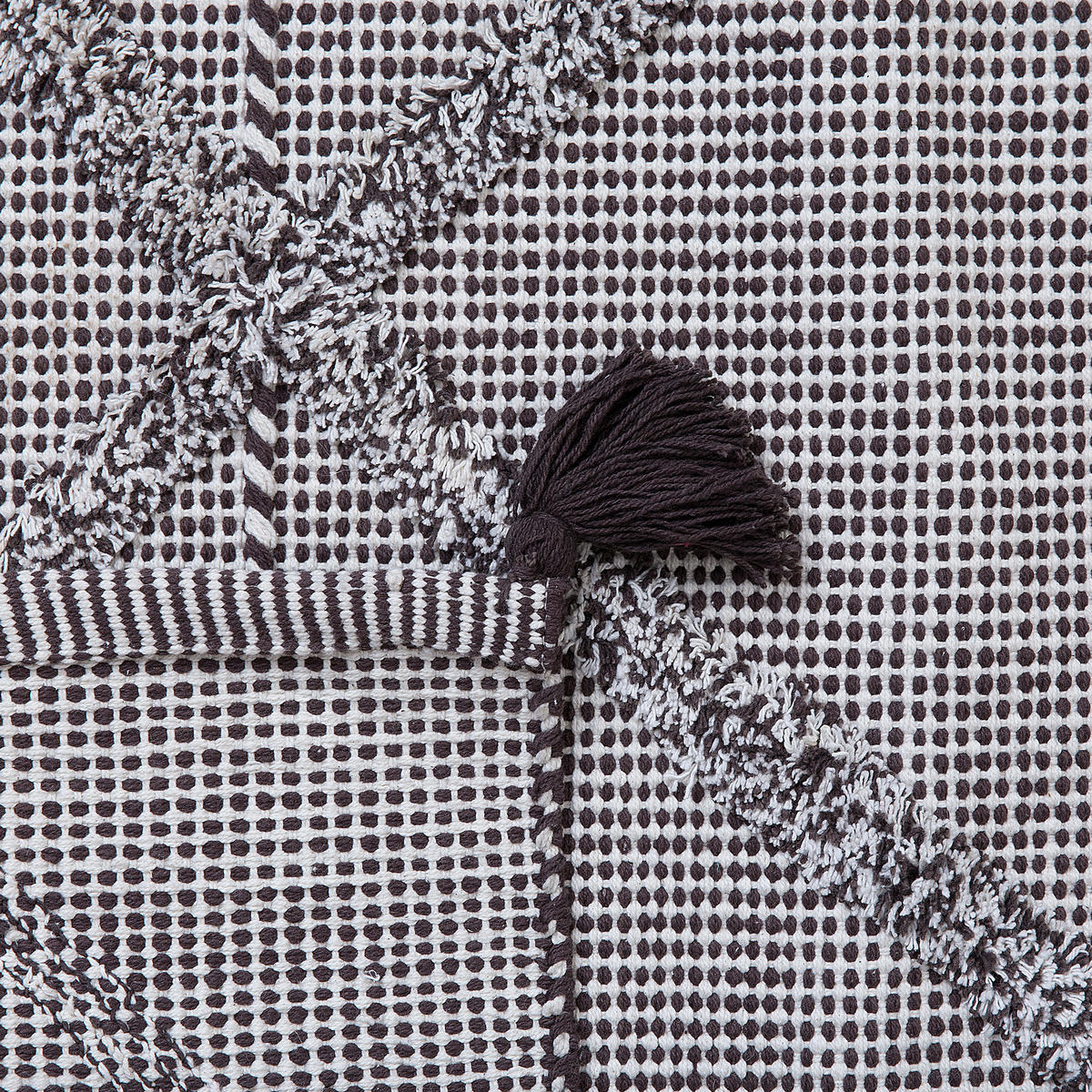 KURZFLOR-TEPPICH Tuzla 150/80 cm - Braun, Textil (80/150cm) - Beliani