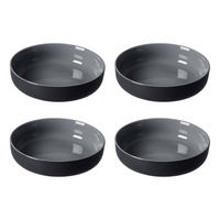 SCHALEN Jasper Schwarz ø 19.0 cm 4er Set - Schwarz, Keramik (19cm) - Ritzenhoff Breker