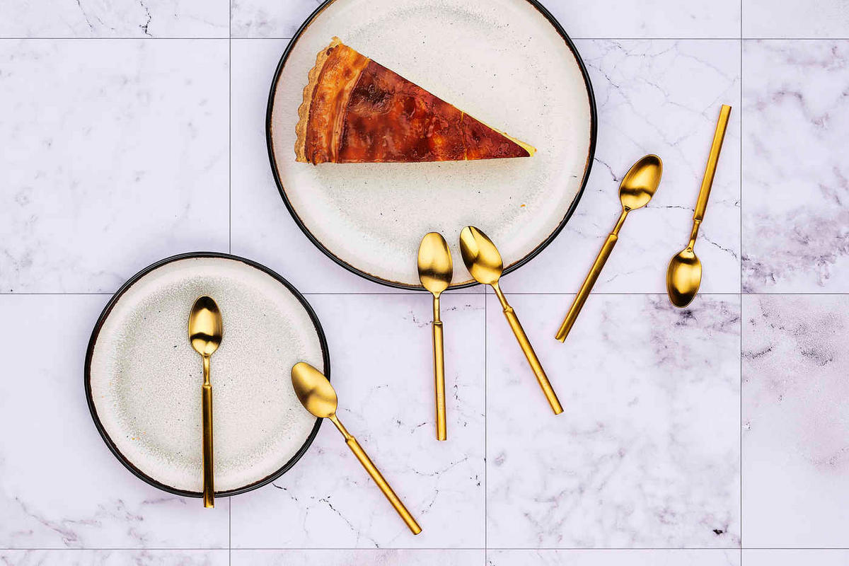 LÖFFEL 6er-Set Viggo - Gold - Goldfarben, Metall - Björn