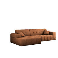 ECKSOFA NIMES Stoff Perfect Harmony Orange Links - Orange, Holz/Kunststoff (168/265cm) - Kaiser Möbel