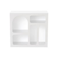 KONSOLENTISCH - 80 cmcm x 37 cmcm - Holz, Platte - Weiß - LUELA - Weiß, Holz (37/80/74cm) - Vente-Unique