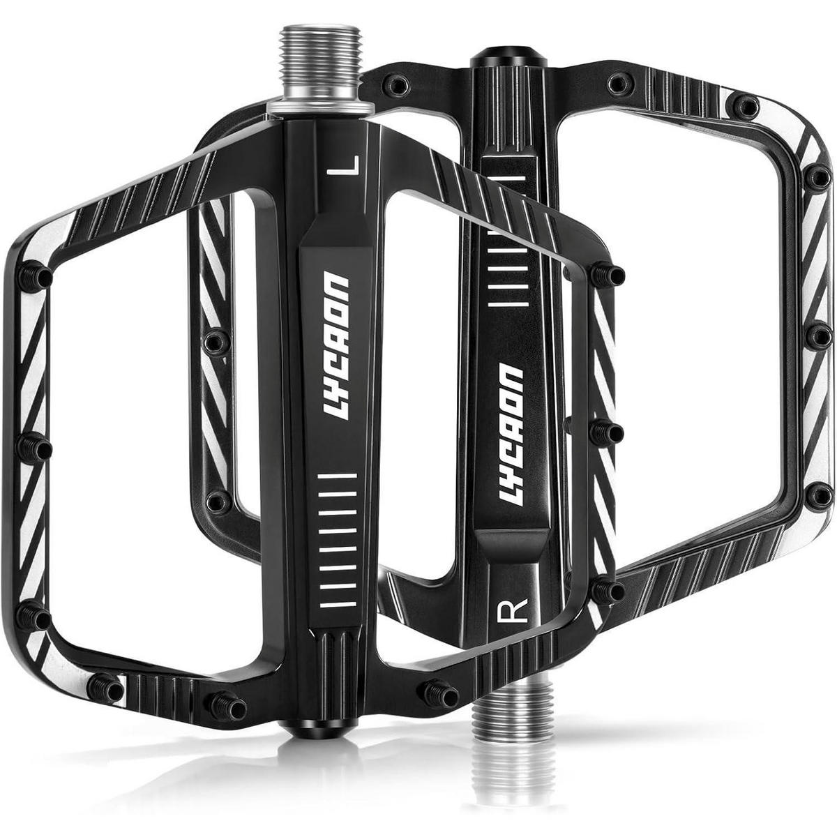 FAHRRADPEDALE Aluminium Schwarz - Schwarz, Metall (1.1/1.5/11cm)
