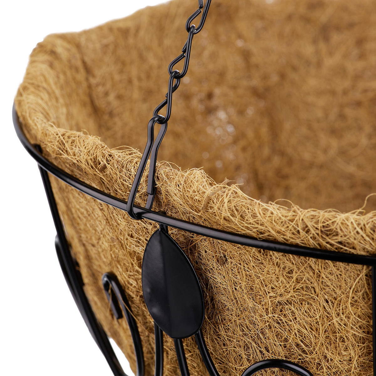 3XHÄNGEKORB - Multicolor, Textil/Metall (35/61/35cm) - Relaxdays