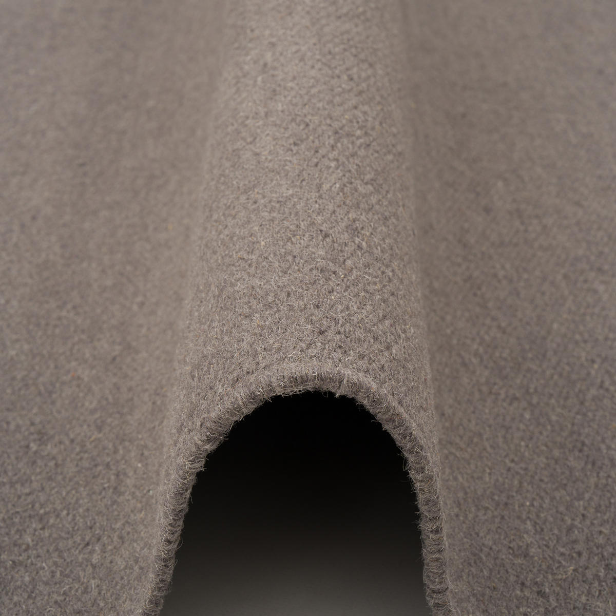 WOLLE NATUR TEPPICH KELIM MILA - Anthrazit, Textil (120/180cm) - Pergamon