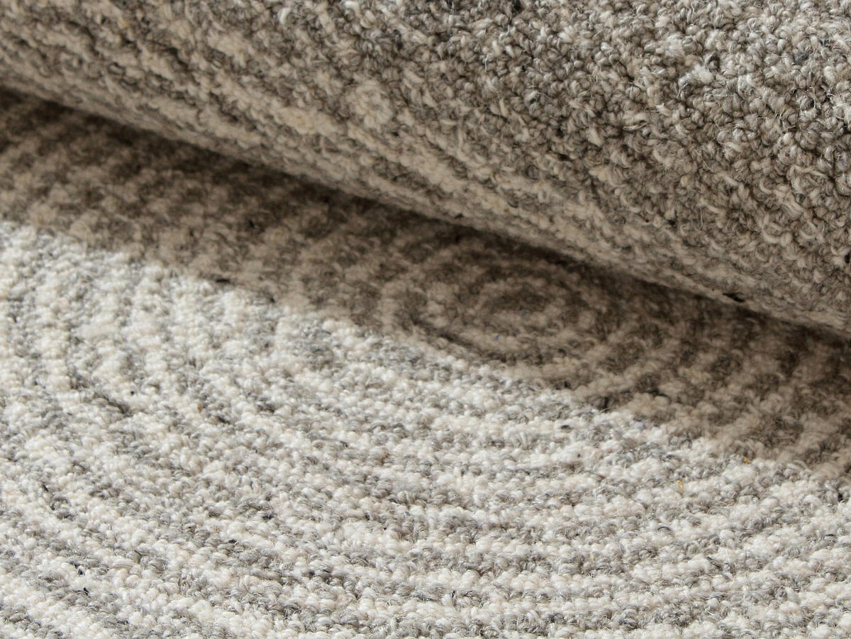 WOHNZIMMERTEPPICH - 290 cm x 200 cm - stoff - grau Nelune - Grau, Textil (290/200cm) - Vente-Unique