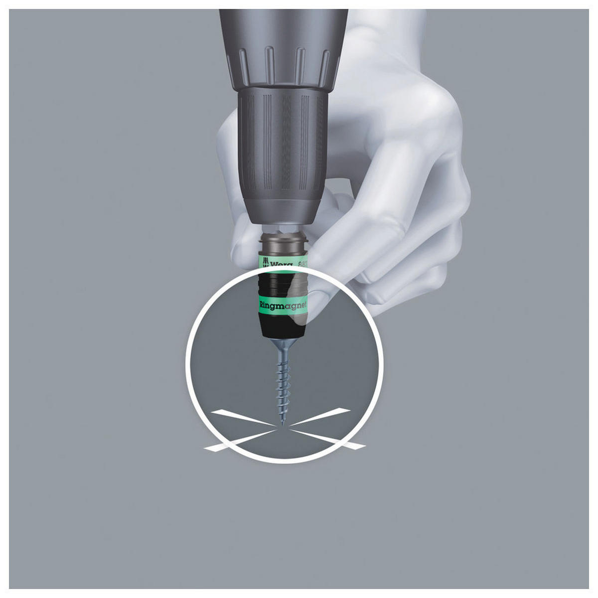 RAPIDAPTOR Universalhalter 887/4 RR SB, mit Ringmagnet - Multicolor, Kunststoff (165/60/23cm) - Wera
