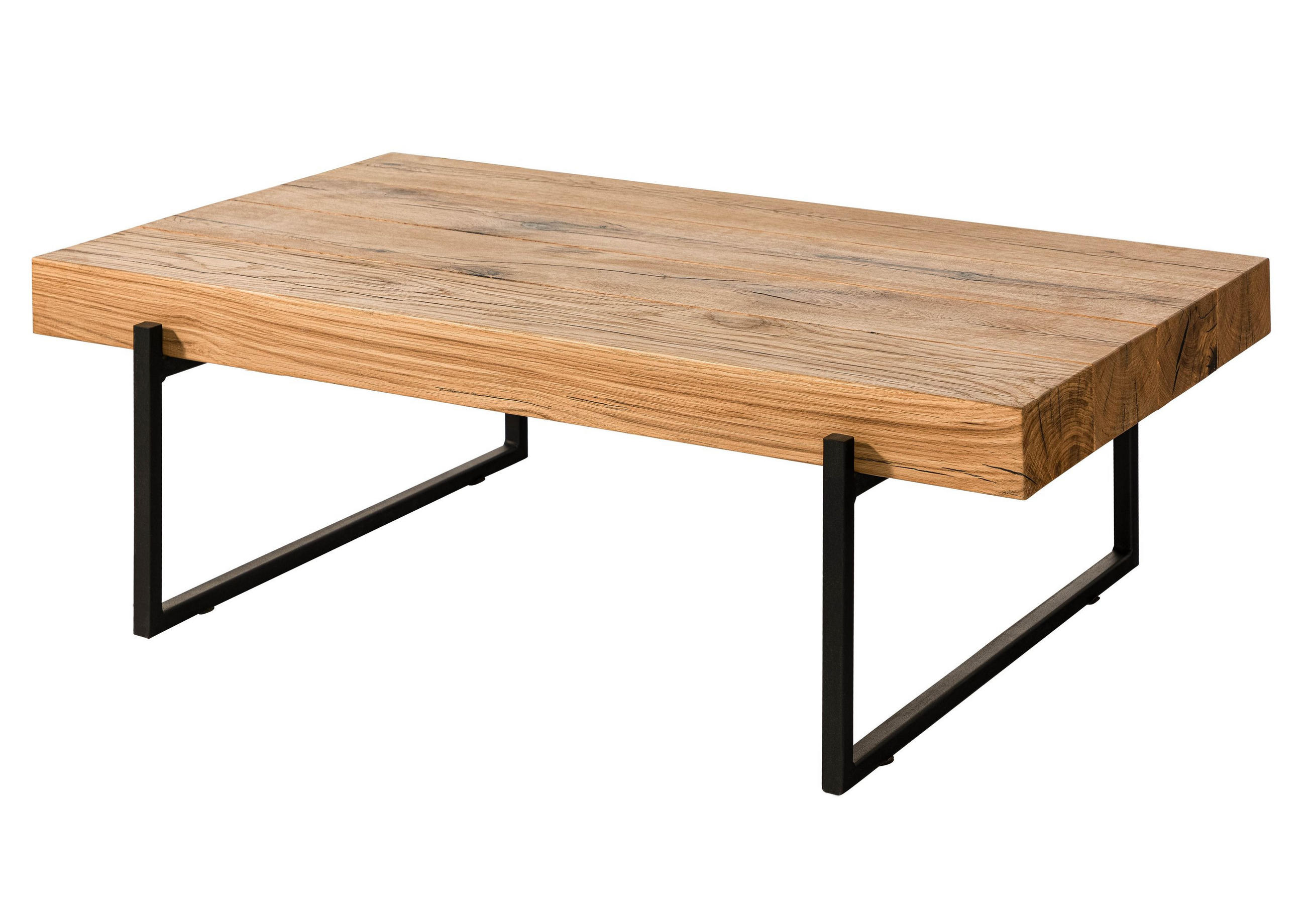 COUCHTISCH Eiche 120x60x35 natur geölt LOUNGE COLLECTION #02 - Braun, Holzwerkstoff (120/60/35cm) - Massivmoebel24
