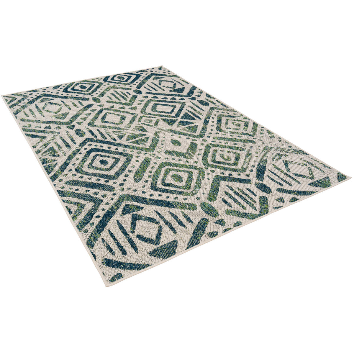 IN- UND OUTDOOR TEPPICH CARPETTO VINTAGE - Creme, Textil (120/170cm) - Pergamon