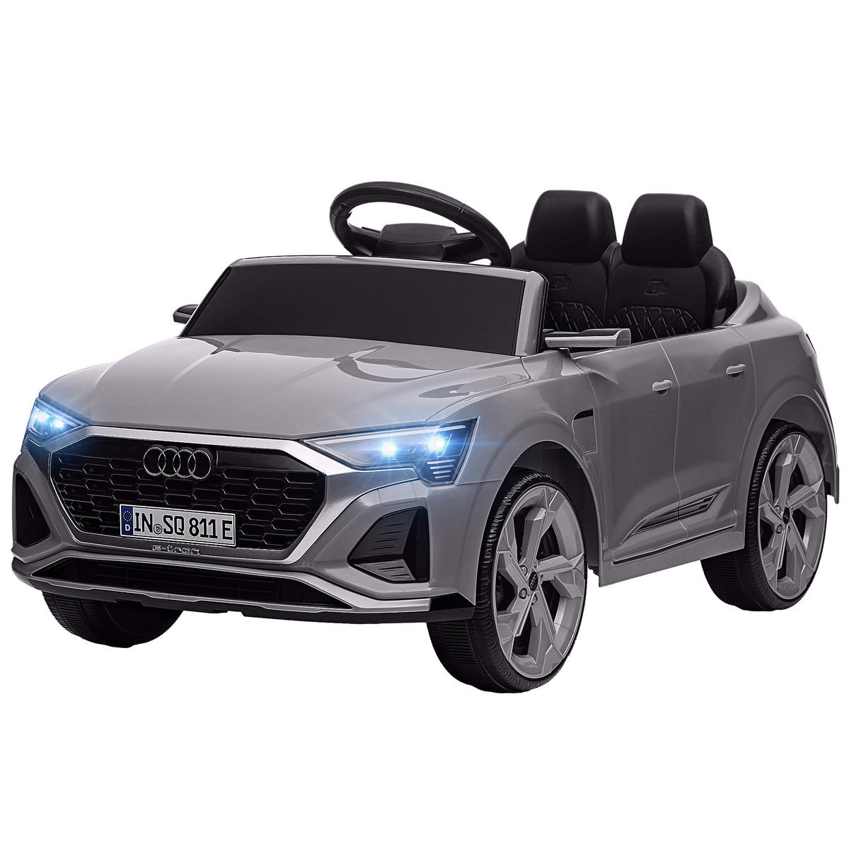 ELEKTRO-KINDERAUTO DE-13158 2,4G Fernbedienung Grau - Grau, Kunststoff (98/49.5/43cm) - ComfortXL