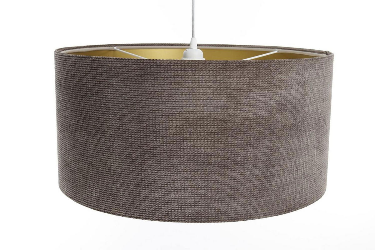 HÄNGELEUCHTE Gold 50/25 cm - Goldfarben/Braun, Kunststoff (50/0.6/25cm) - ONZENO