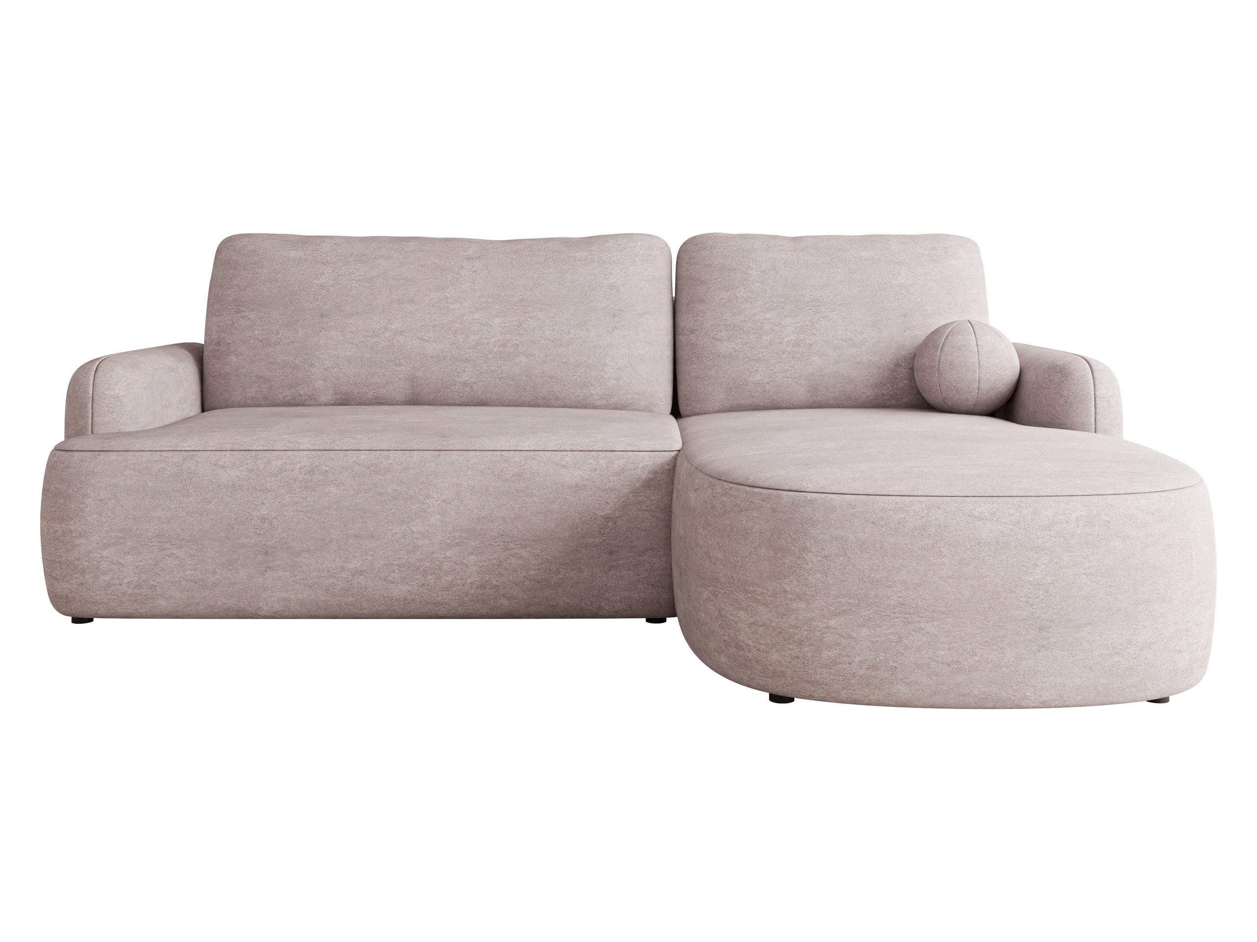 COLTAR Loridu Premium, Dreapta - roz deschis/negru, material plastic/material textil (174/250cm) - MIRJAN24