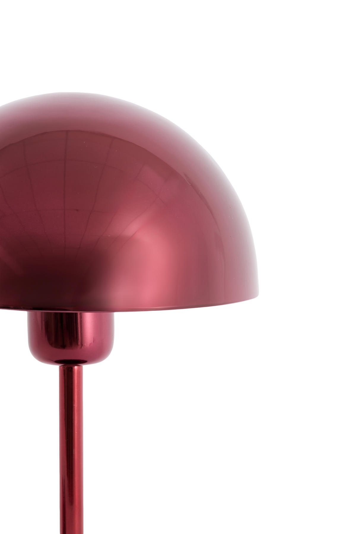 TISCHLAMPE Cedillo Rot 18/18/28 cm - Rot, Metall (18/18/28cm) - Light & Living